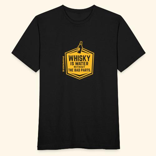 Whisky is water - Männer T-Shirt