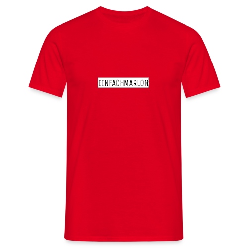 EinfachMarlon Logo - Männer T-Shirt