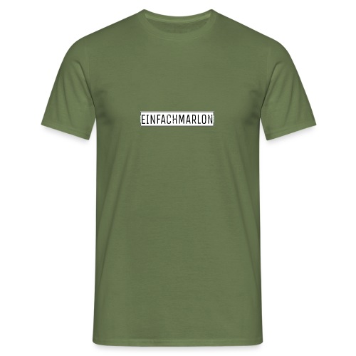 EinfachMarlon Logo - Männer T-Shirt