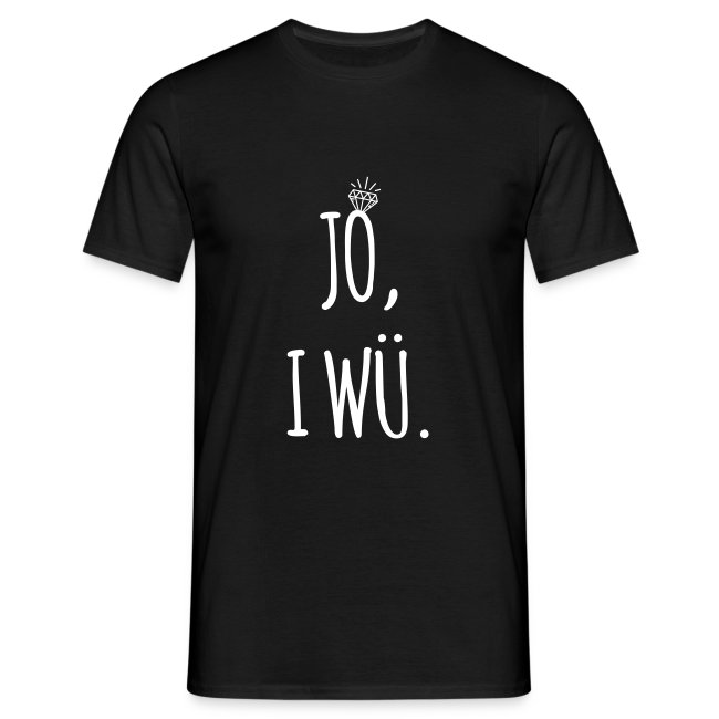 Jo i wü - Männer T-Shirt