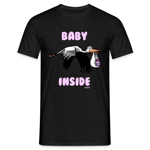 Babyinside - Girl - Männer T-Shirt