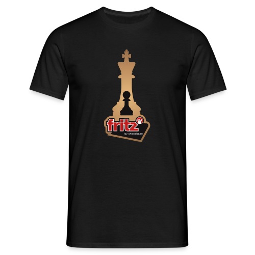 Fritz 19 Chess King and Pawn - Men's T-Shirt