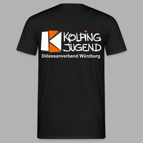logo_kj_dv-wue_invert - Männer T-Shirt
