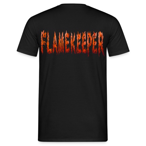 flamekeeper name logo - Mannen T-shirt