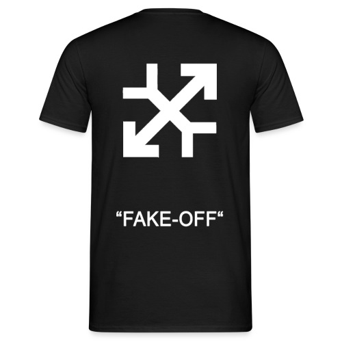 Fake OFF - Männer T-Shirt