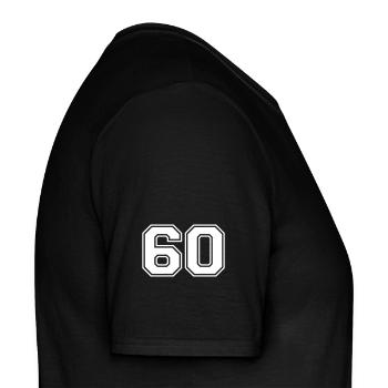 60 - Men's T-Shirt - black - Right - AI Model Male 178 light (178cm)