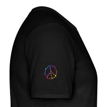 PEACESYMBOLYMUTICKOLOR - Men's T-Shirt - black - Right - AI Model Male 178 light (178cm)