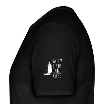 Voile Salty Hair Dont Care - T-shirt homme - noir - Gauche - AI Model Male 178 light (178cm)