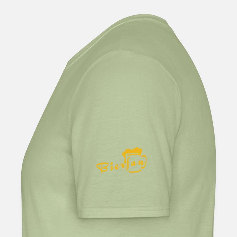 Bierfan - Logo - Seitlich Links Männer T-Shirt