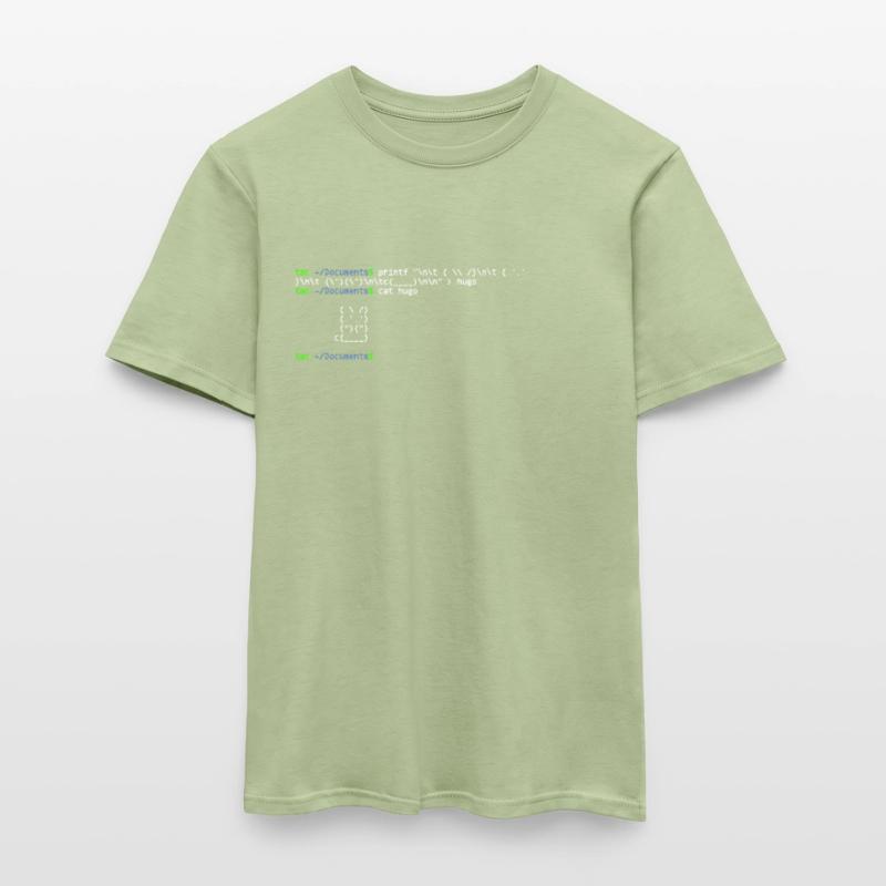 linux shell rabbit T-shirt homme