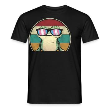 Transgender Trans LGBT Pride - Men's T-Shirt - black - Front - AI Model Male 178 light (178cm)