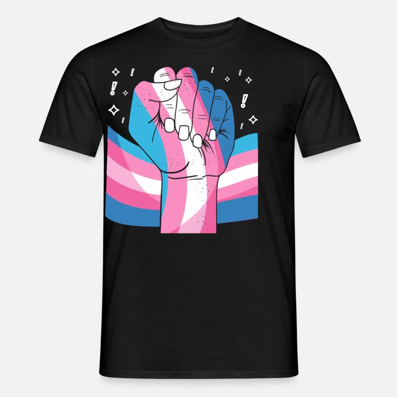 Transgender Trans LGBT Pride - Männer T-Shirt - Schwarz