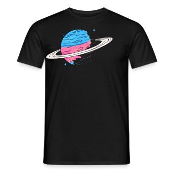 Transgender Trans LGBT Pride - Männer T-Shirt - Schwarz - Vorne - AI Model Male 178 light (178cm)