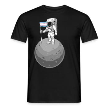 Transgender Trans LGBT Pride - Männer T-Shirt - Schwarz - Vorne - AI Model Male 178 light (178cm)