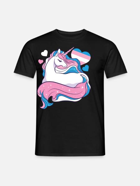 Transgender Trans LGBT Pride - Men's T-Shirt - black