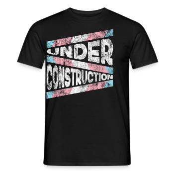 Transgender Trans LGBT Pride - Männer T-Shirt - Schwarz - Vorne - AI Model Male 178 light (178cm)