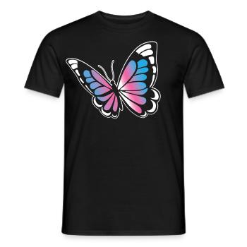 Transgender Trans LGBT Pride - Männer T-Shirt - Schwarz - Vorne - AI Model Male 178 light (178cm)
