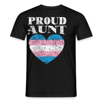Fierté LGBT transgenre - T-shirt homme - noir - Devant - AI Model Male 178 light (178cm)