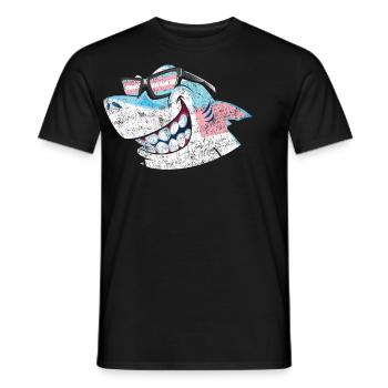 Fierté LGBT transgenre - T-shirt homme - noir - Devant - AI Model Male 178 light (178cm)