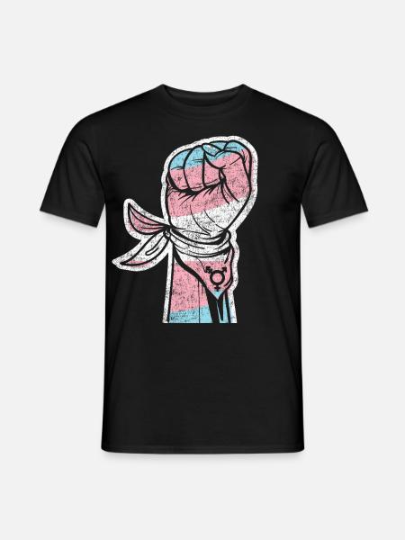 Transgender Trans LGBT Pride - Men's T-Shirt - black