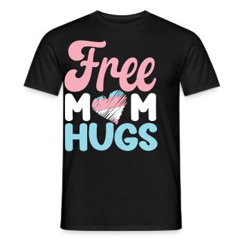 Transgender Trans LGBT Pride - Männer T-Shirt - Schwarz - Vorne - AI Model Male 178 light (178cm)