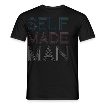 Fierté LGBT transgenre - T-shirt homme - noir - Devant - AI Model Male 178 light (178cm)