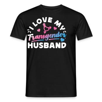 Transgender Trans LGBT Pride - Männer T-Shirt - Schwarz - Vorne - AI Model Male 178 light (178cm)