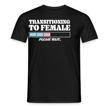 Transgender Trans LGBT Pride - Männer T-Shirt - Schwarz - Vorne - AI Model Male 178 light (178cm)