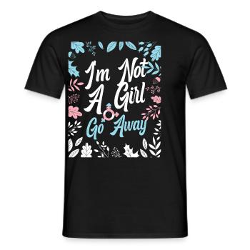 Transgender Trans LGBT Pride - Männer T-Shirt - Schwarz - Vorne - AI Model Male 178 light (178cm)