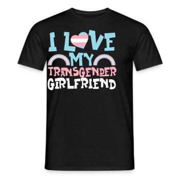 Transgender Trans LGBT Pride - Männer T-Shirt - Schwarz - Vorne - AI Model Male 178 light (178cm)