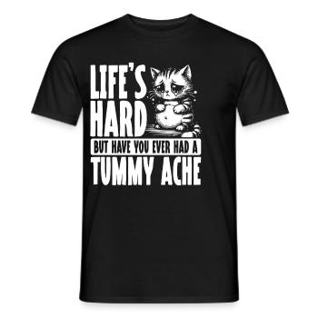 Douleur à l’estomac Survivant Douleur à l’estomac - T-shirt homme - noir - Devant - AI Model Male 178 light (178cm)