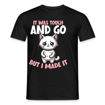 Douleur à l’estomac Survivant Douleur à l’estomac - T-shirt homme - noir - Devant - AI Model Male 178 light (178cm)
