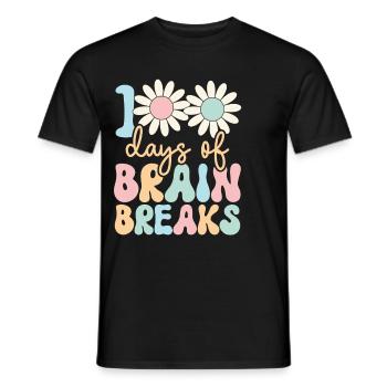 Psychologue scolaire Psychologie scolaire - T-shirt homme - noir - Devant - AI Model Male 178 light (178cm)