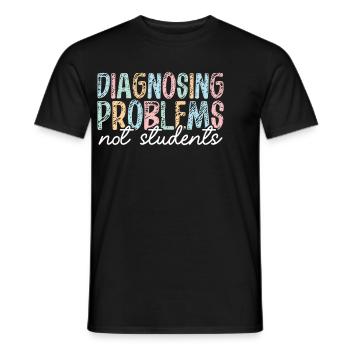 Psychologue scolaire Psychologie scolaire - T-shirt homme - noir - Devant - AI Model Male 178 light (178cm)