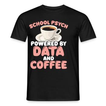 Psychologue scolaire Psychologie scolaire - T-shirt homme - noir - Devant - AI Model Male 178 light (178cm)