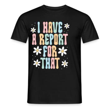 Psychologue scolaire Psychologie scolaire - T-shirt homme - noir - Devant - AI Model Male 178 light (178cm)