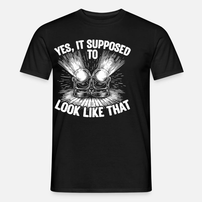 Lighting Technician Lighting Technician Lighting Technology - Men’s T-shirt - black