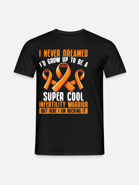 Infertility awareness IVF fertilization - Men's T-Shirt - black