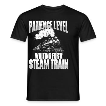 Zugfahrer Lokführer Zugliebhaber Bahnhof - Männer T-Shirt - Schwarz - Vorne - AI Model Male 178 light (178cm)