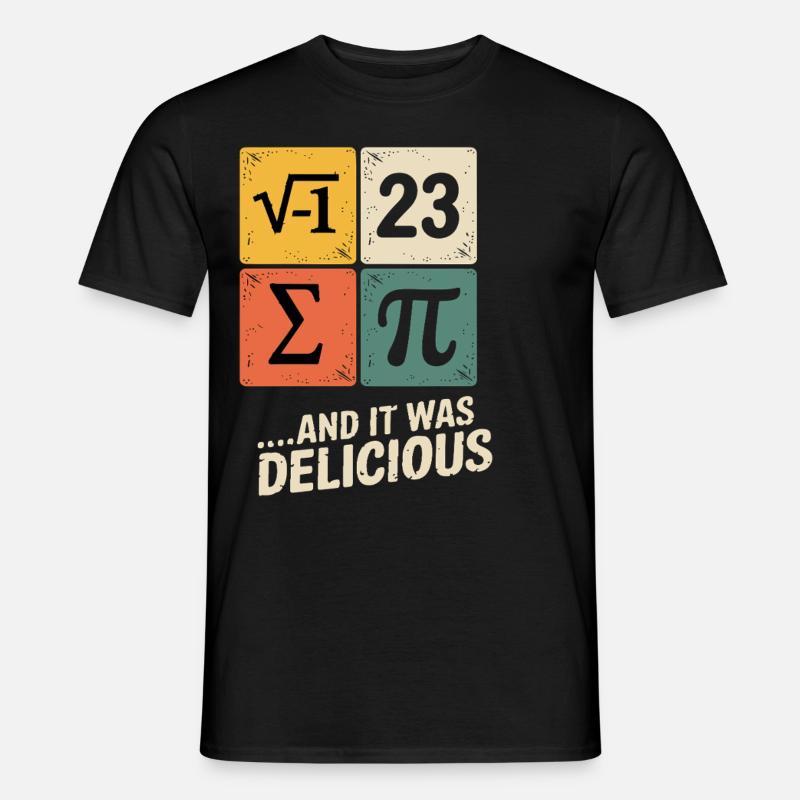Pi Mathe - Männer T-Shirt - Schwarz