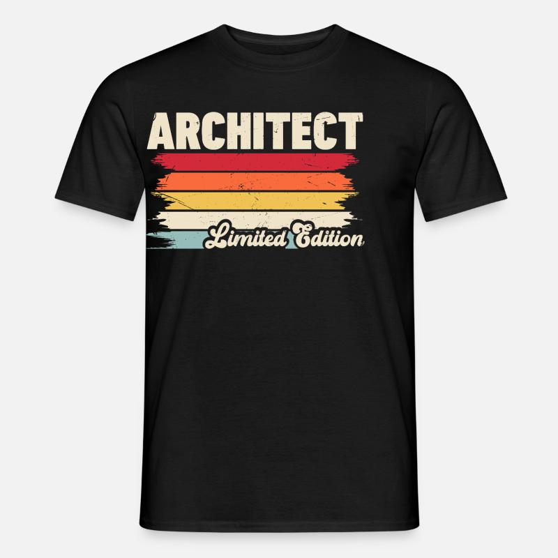Architekt - Männer T-Shirt - Schwarz