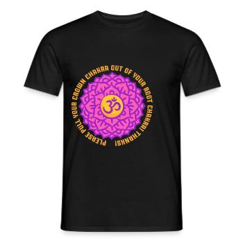 Reiki Massage - T-shirt homme - noir - Devant - AI Model Male 178 light (178cm)