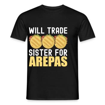Venezolanische Arepas - Männer T-Shirt - Schwarz - Vorne - AI Model Male 178 light (178cm)