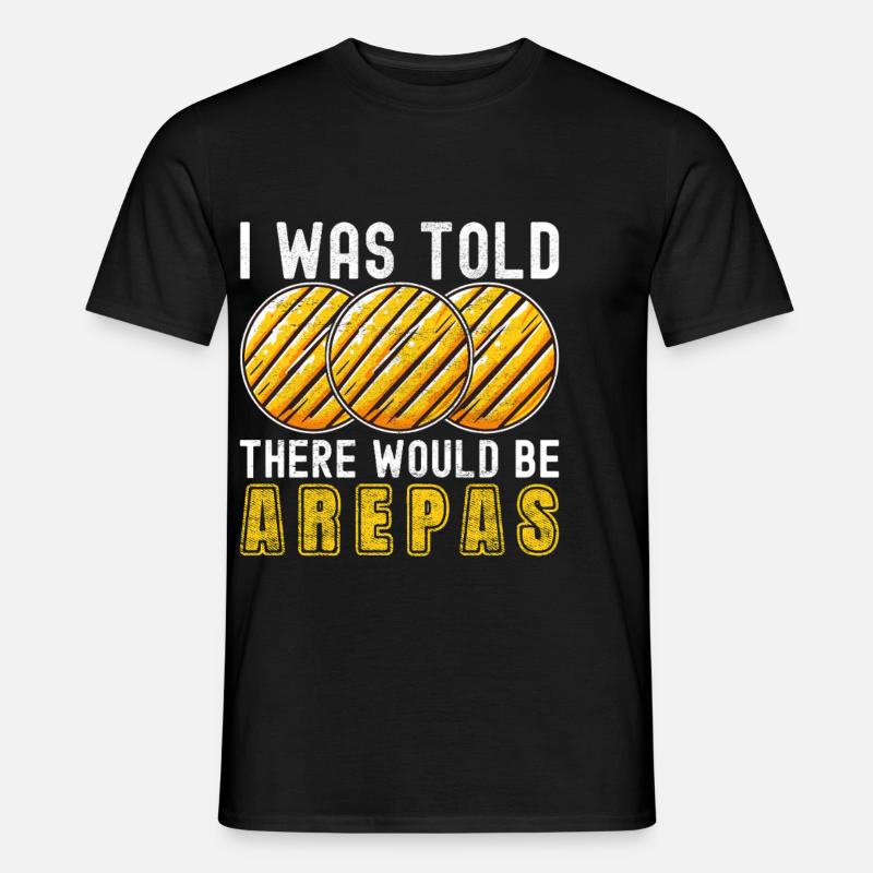 Venezolanische Arepas - Männer T-Shirt - Schwarz