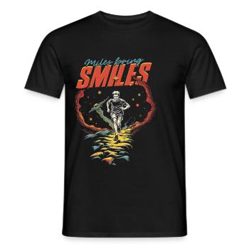 Marathon Marathons Coureurs Running - T-shirt homme - noir - Devant - AI Model Male 178 light (178cm)