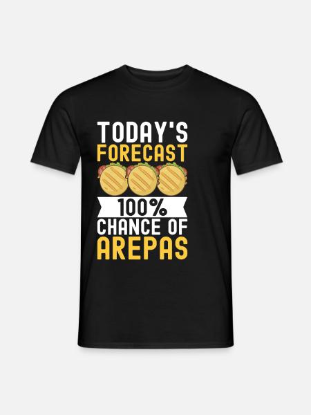 Venezuelan Arepas - Men's T-Shirt - black