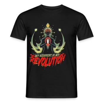 Schlaganfall Erholung - Männer T-Shirt - Schwarz - Vorne - AI Model Male 178 light (178cm)