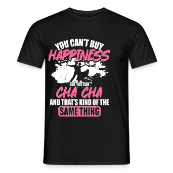 ChaCha Tanz You Can Cha Cha - Männer T-Shirt - Schwarz - Vorne - AI Model Male 178 light (178cm)