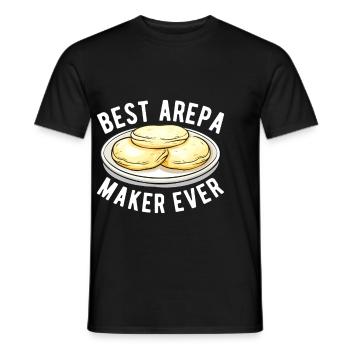 Venezolanische Arepas - Männer T-Shirt - Schwarz - Vorne - AI Model Male 178 light (178cm)