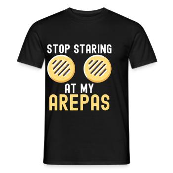 Venezolanische Arepas - Männer T-Shirt - Schwarz - Vorne - AI Model Male 178 light (178cm)